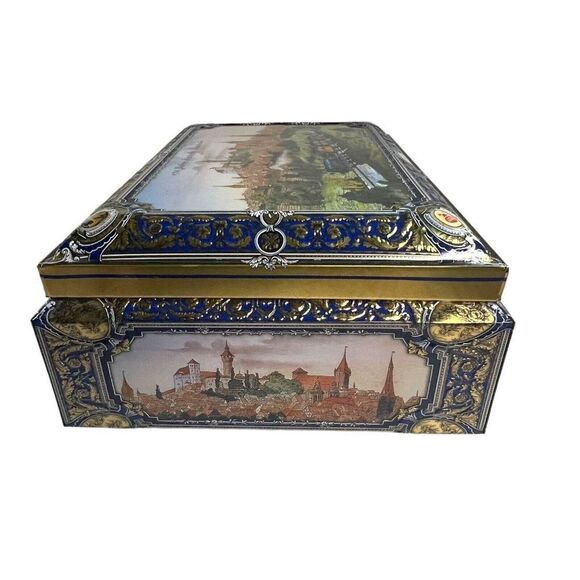 Lebkuchen Schmidt 175 Years The Ludwigs Railway Nuremberg to Furth Large Tin - Picture 5 of 12